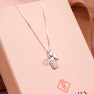 Colar Santo Anjo Coração