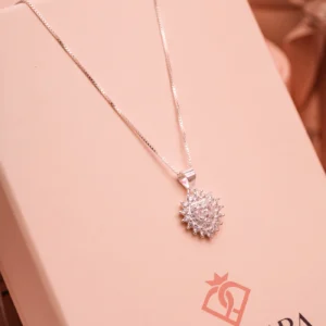 Colar Coração Cravejado