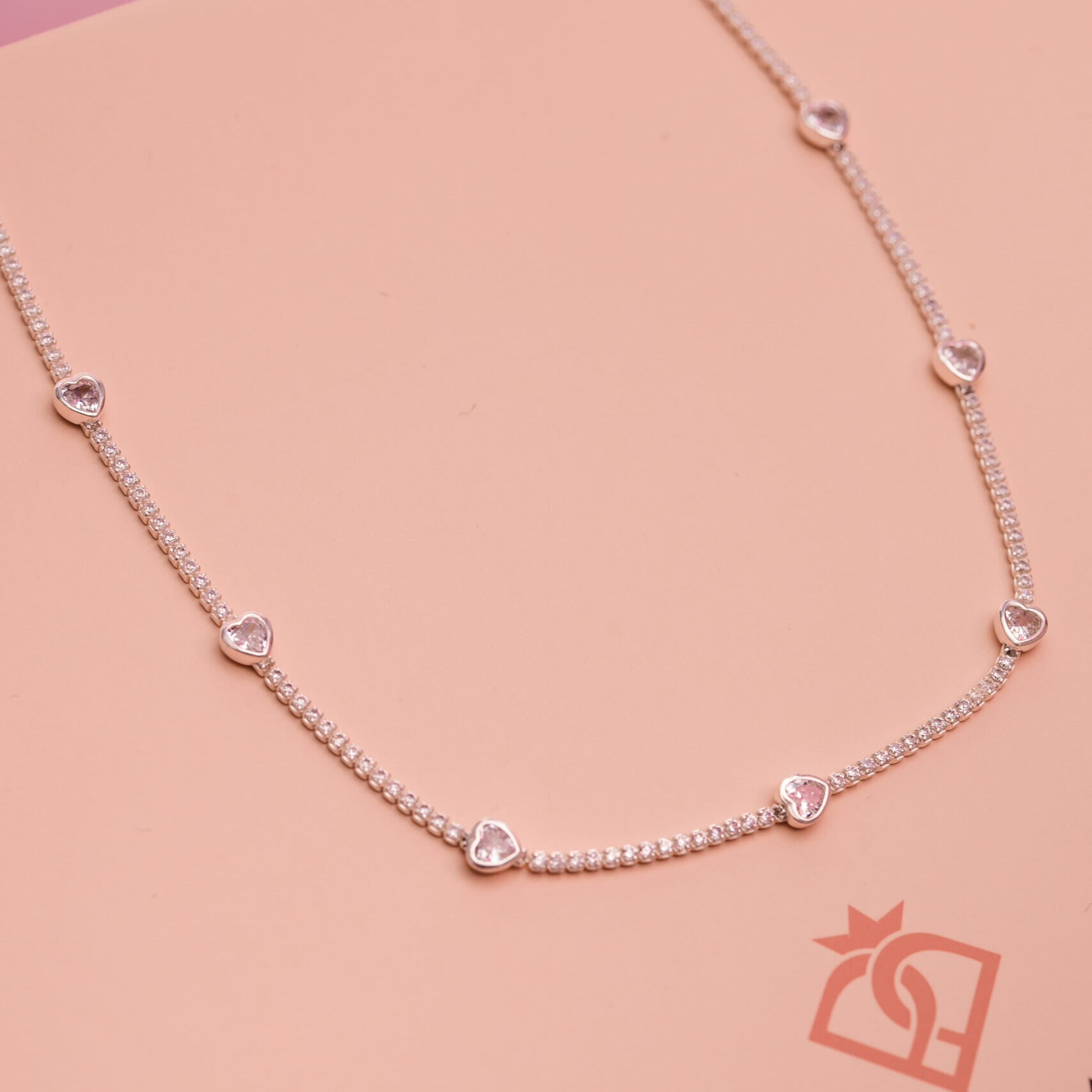 Colar Riviera 7 Corações