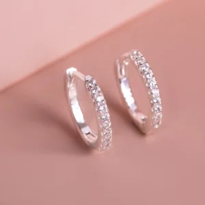 Argola Click Cravejada