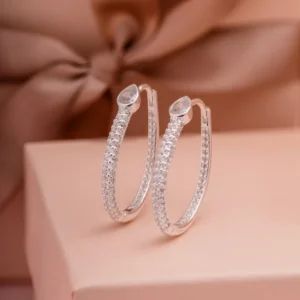 Argola Gota Cravação Inglesa