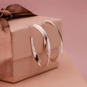 Brinco Gancho Oval Liso