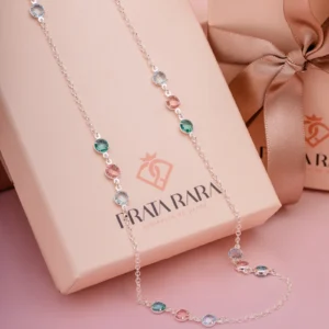 Colar 15 Cristais Multicolor