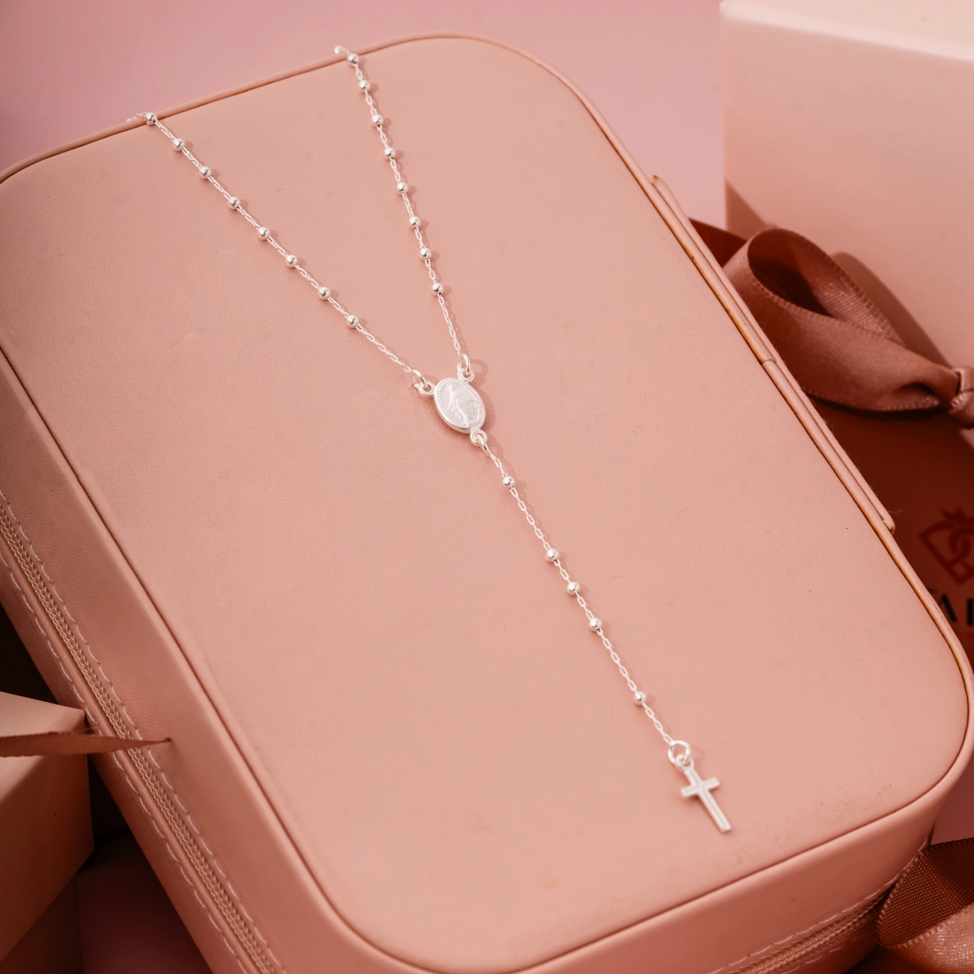 TERÇO NOSSA SENHORA MILAGROSA 60CM