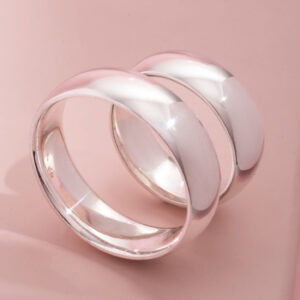 ALIANÇA ABAULADA GG LISA 8MM