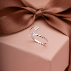 ANEL FALANGE LUA E CORAÇÃO