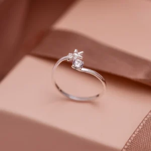 ANEL FALANGE ESTRELAS TEXTURIZADA PONTO DE LUZ