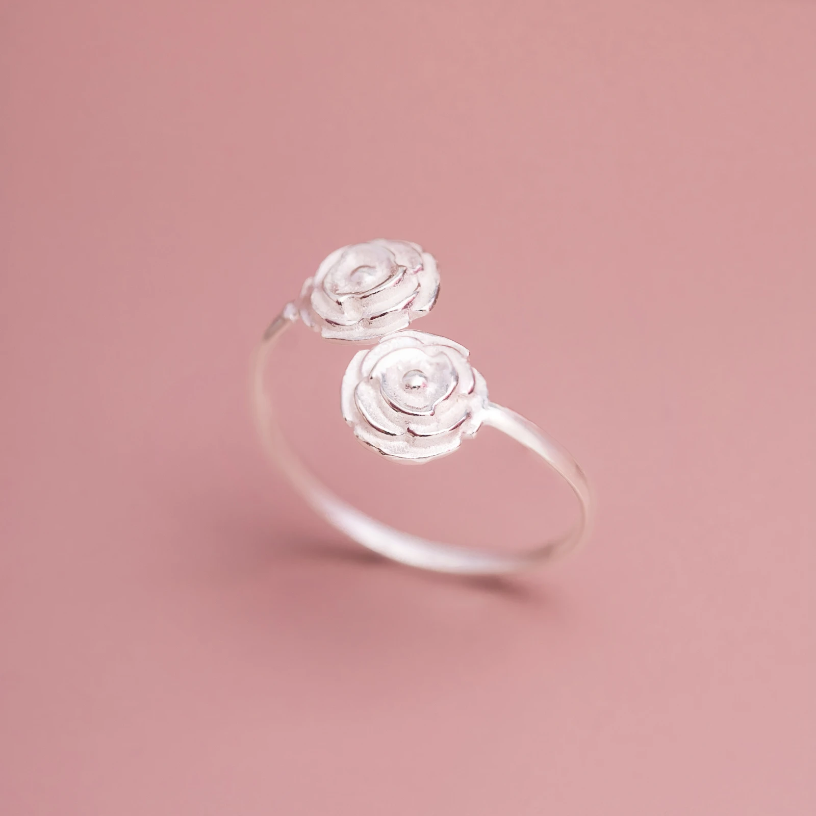 ANEL FALANGE ROSAS TEXTURIZADAS