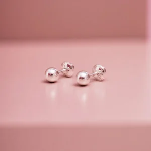 BRINCO SEGUNDO FURO PRATA 925 LISO 4MM