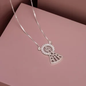 COLAR NOSSA SENHORA APARECIDA LISO CRAVEJADO