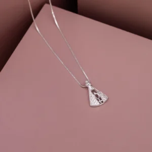 COLAR NOSSA SENHORA APARECIDA MANTO BRANCO MÉDIO