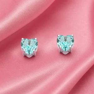 BRINCO PONTO DE LUZ CORAÇÃO TOPÁZIO SKY