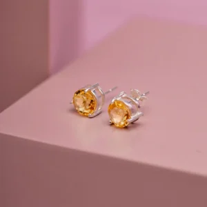 BRINCO PONTO DE LUZ GRANDE SAFIRA AMARELA