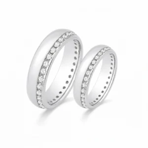 ALIANÇA 32 ZIRCONIAS 5MM